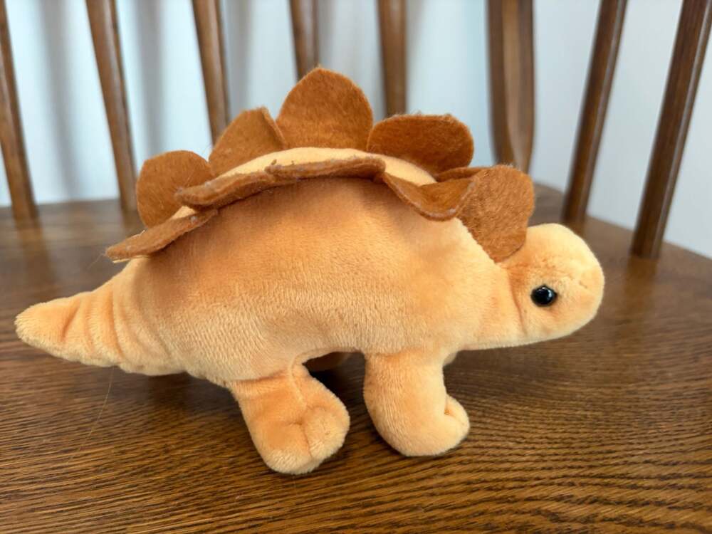 Unipak Golden Stegosaurus Dinosaur Plush Stuffed Animal Toy